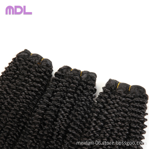 High quality wholesale remy human hair kinky curly factory price virgin indian bulk braiding